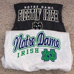 Lot of 2 Notre Dame apparel